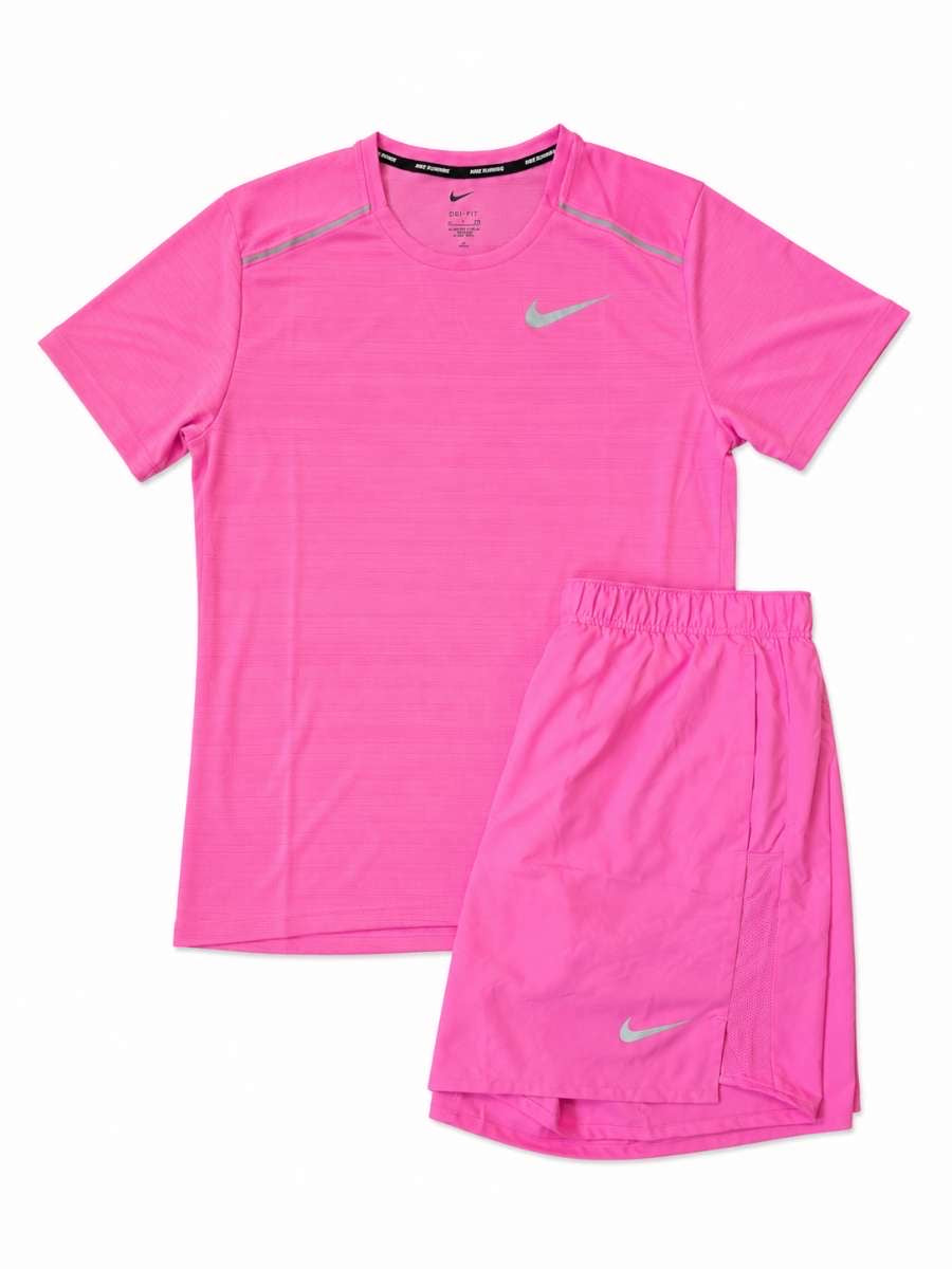 Nike playful pink miler set