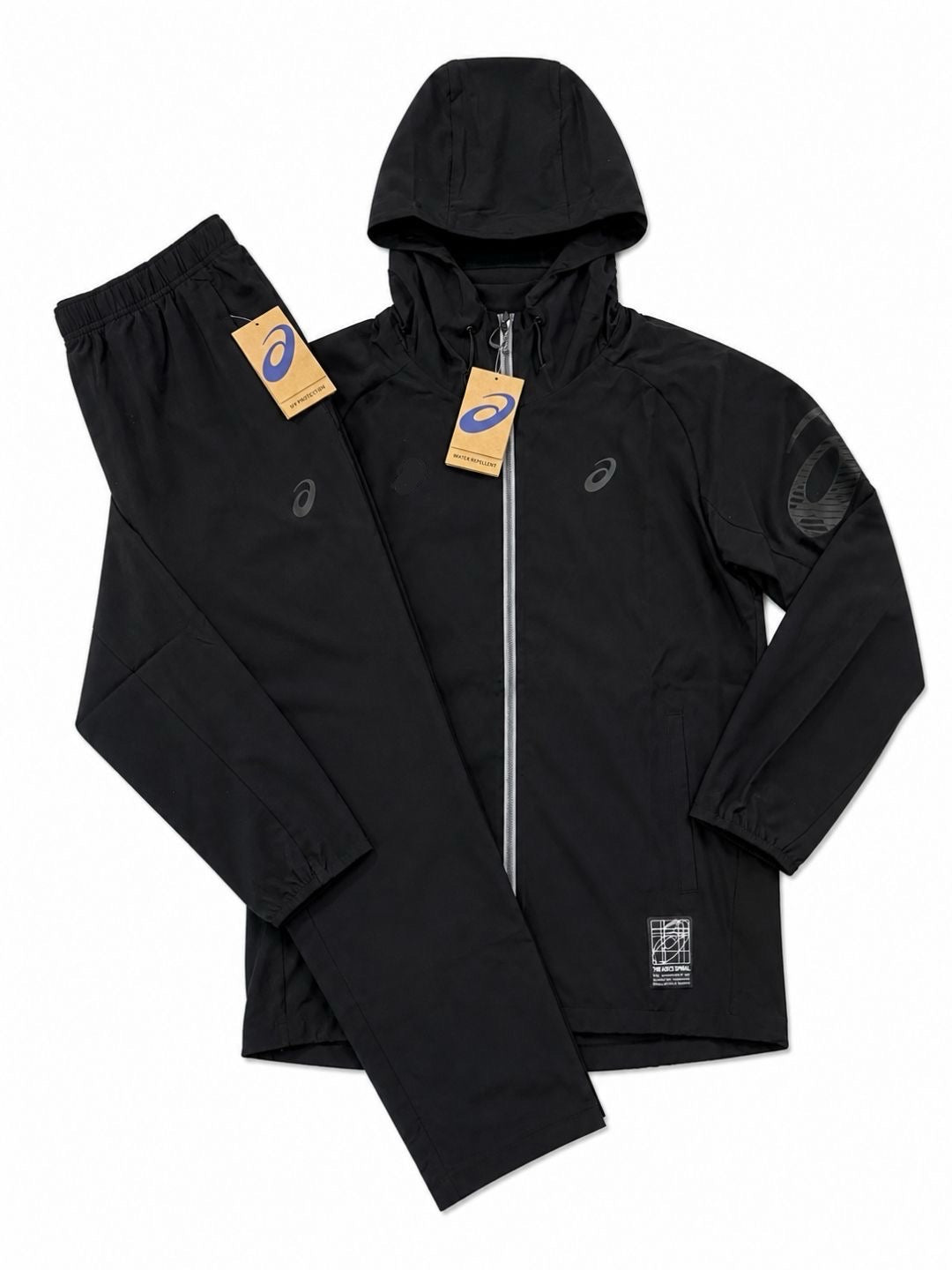 ASICS spiral logo black Tracksuit