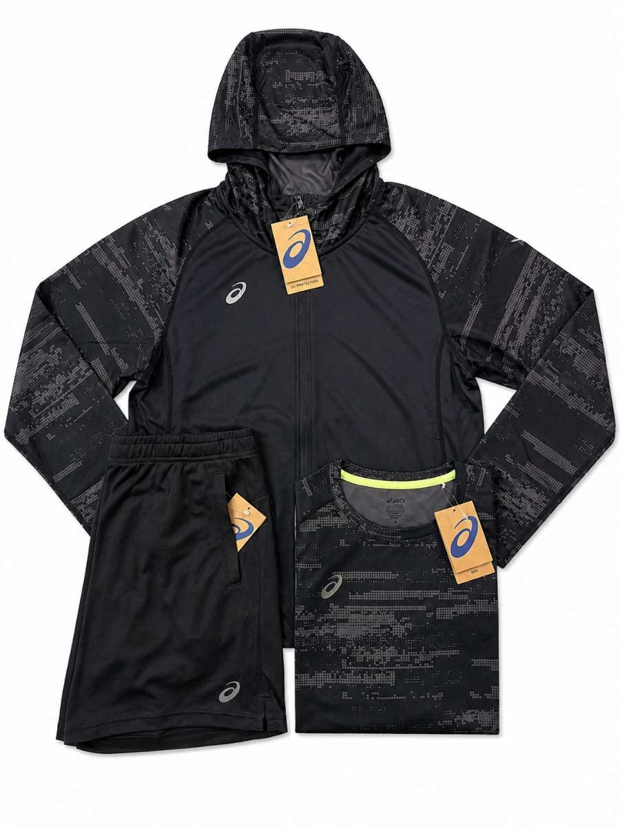 ASICS Black camo 3pc Set