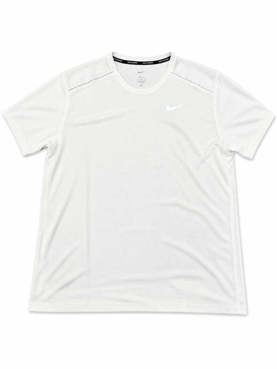 Nike White Miler T-Shirt