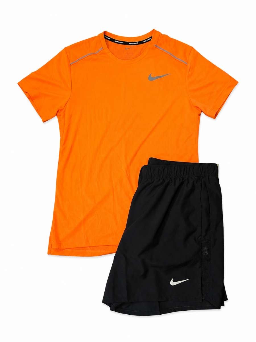 Nike Bright Orange Miler set- FZ4782-803- 5” & 7” Shorts